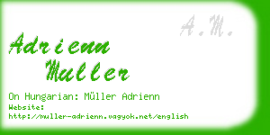 adrienn muller business card
