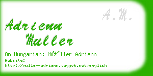 adrienn muller business card